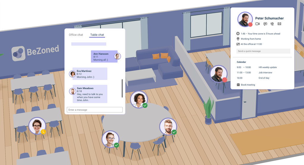 Knowing availability is key that is easy to see in BeZoned