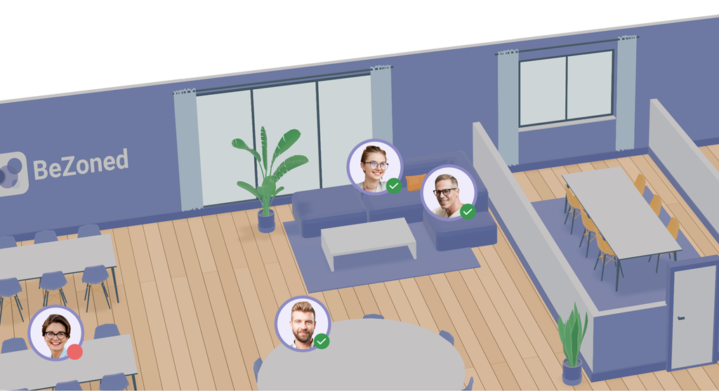 Time for a break and talk with coworkers in BeZoned