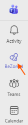 Launch BeZoned in Microsoft Teams